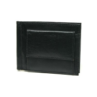 Мужской кожаный кошелек с зажимом для денег 2010